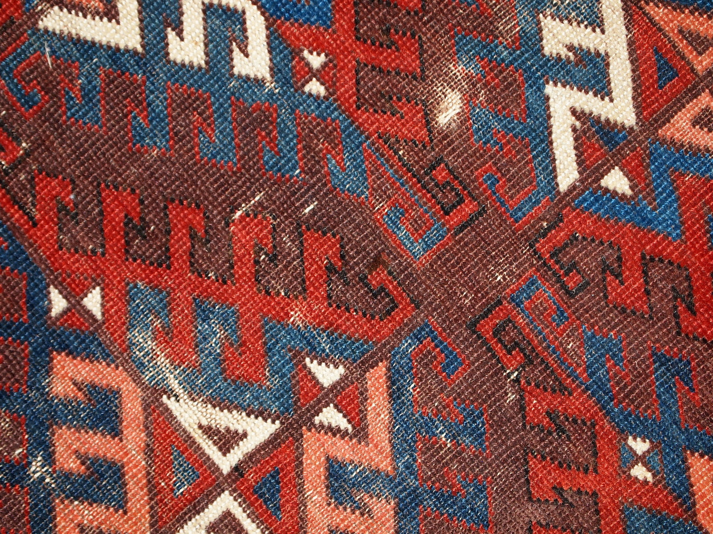 Handmade antique Turkmen Yomud rug 6.4' x 10.9' (195cm x 333cm) 1880s - 1C310