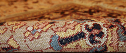 Handmade vintage Pakistani Lahore rug 3,1' x 5' (95cm x 154cm) 1970s - 1C350 - One Royal Art