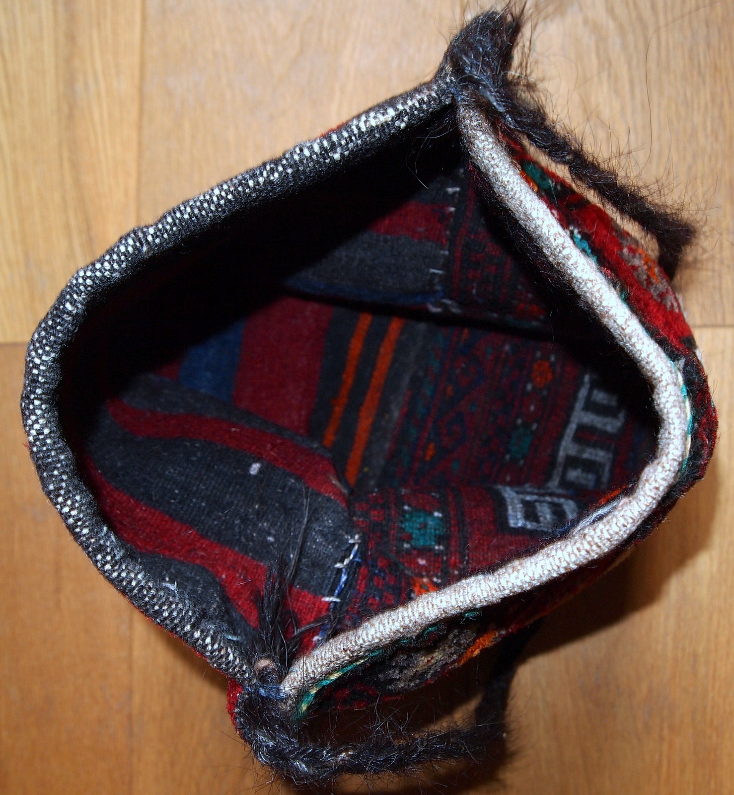 Handmade vintage Turkish Anatolian bag, 1970s