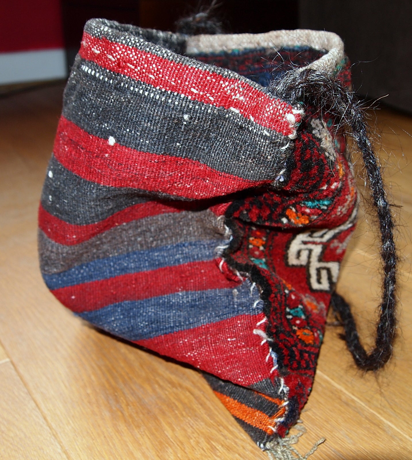 Handmade vintage Turkish Anatolian bag, 1970s