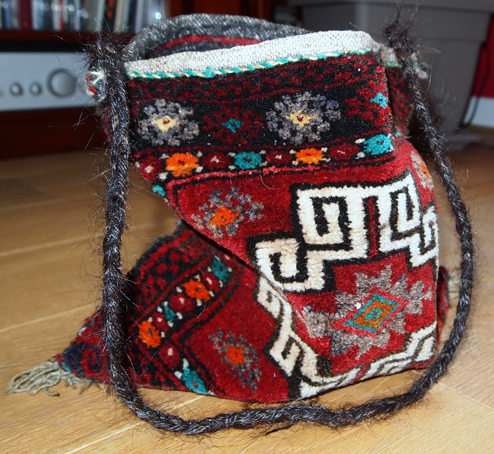Handmade vintage Turkish Anatolian bag, 1970s