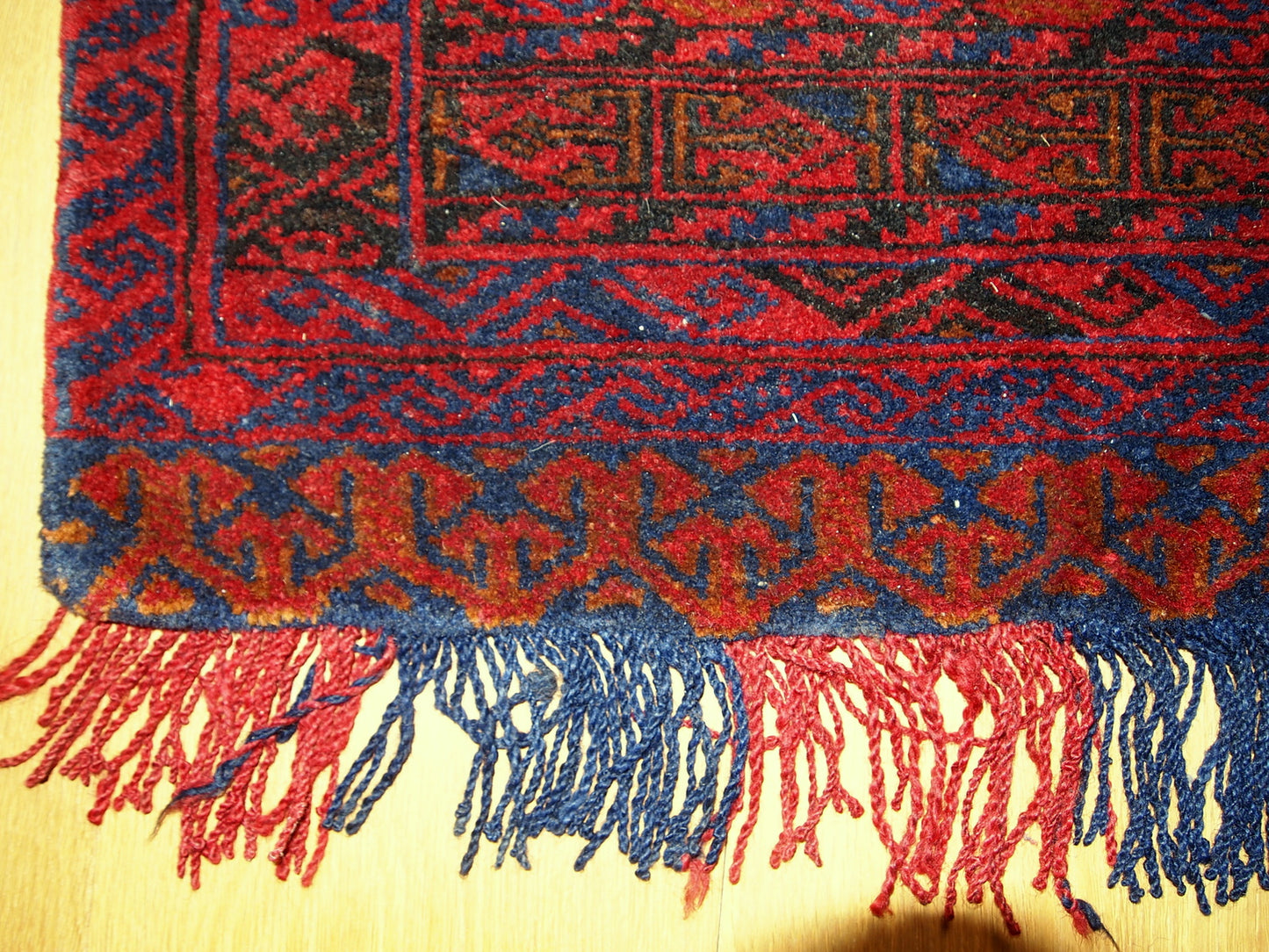 Handmade antique collectible Uzbek salt bag 1.7' x 1.7' (52cm x 52cm) 1930s - 1C374