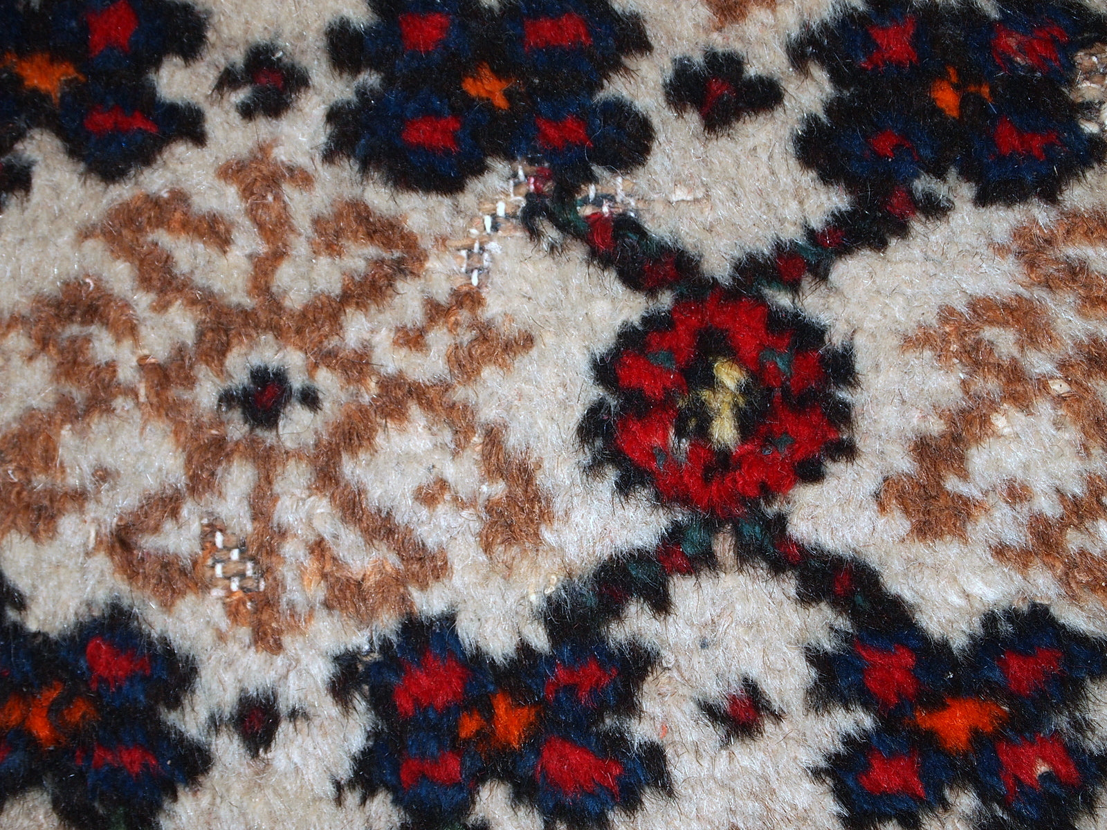 Handmade vintage Persian Hamadan runner, 1960s