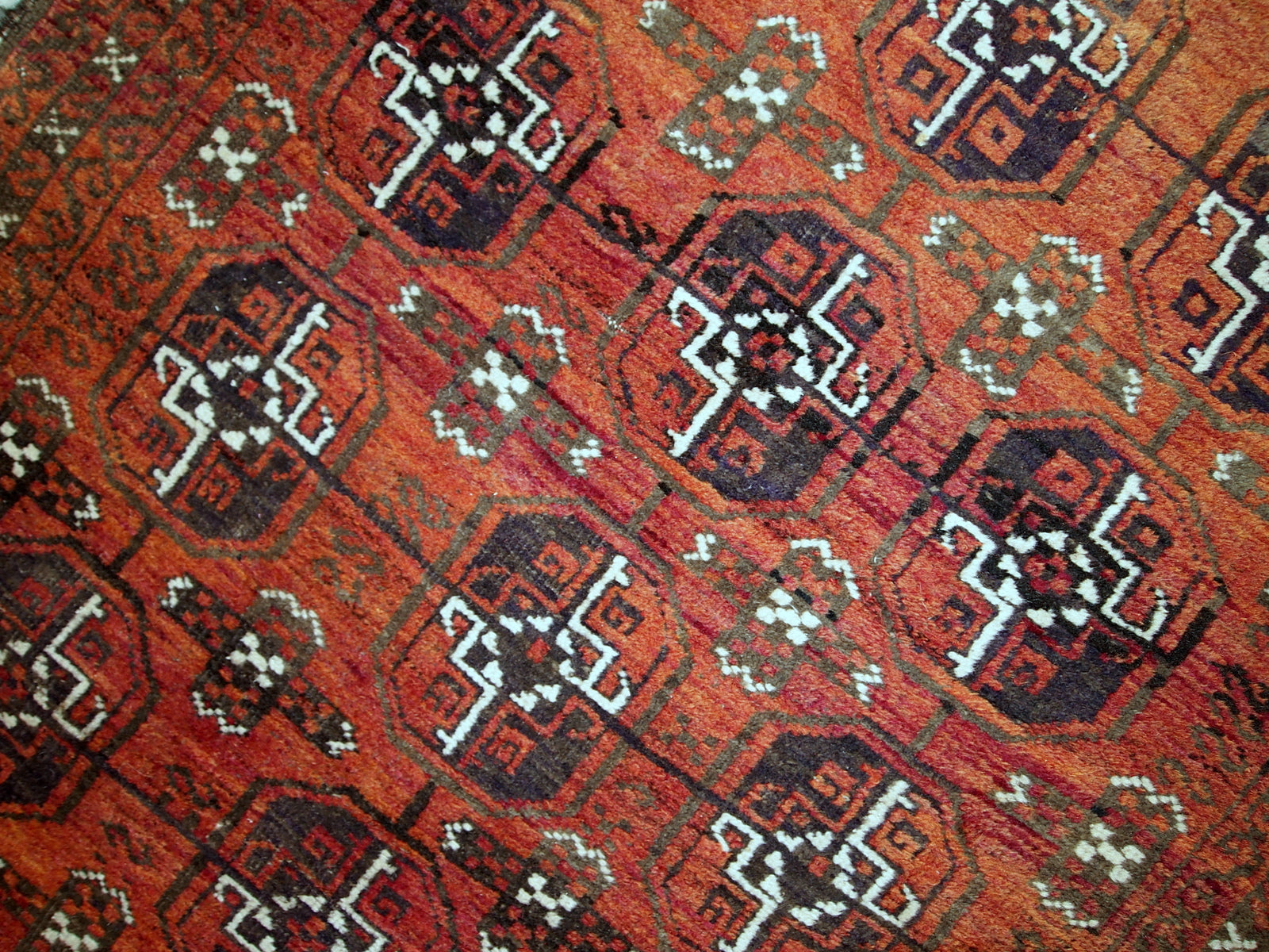 Handmade antique Afghan Baluch rug 3' x 5' (92cm x 155cm) 1900s - 1C381 - One Royal Art