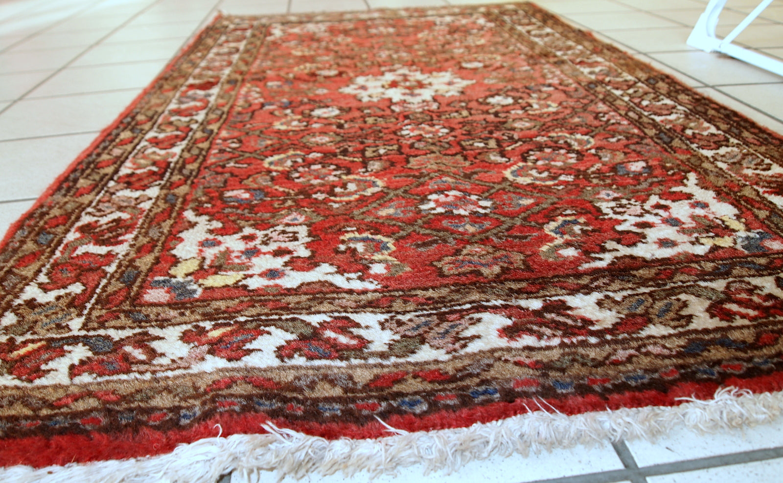 Handmade vintage Persian Hamadan rug, 1970s
