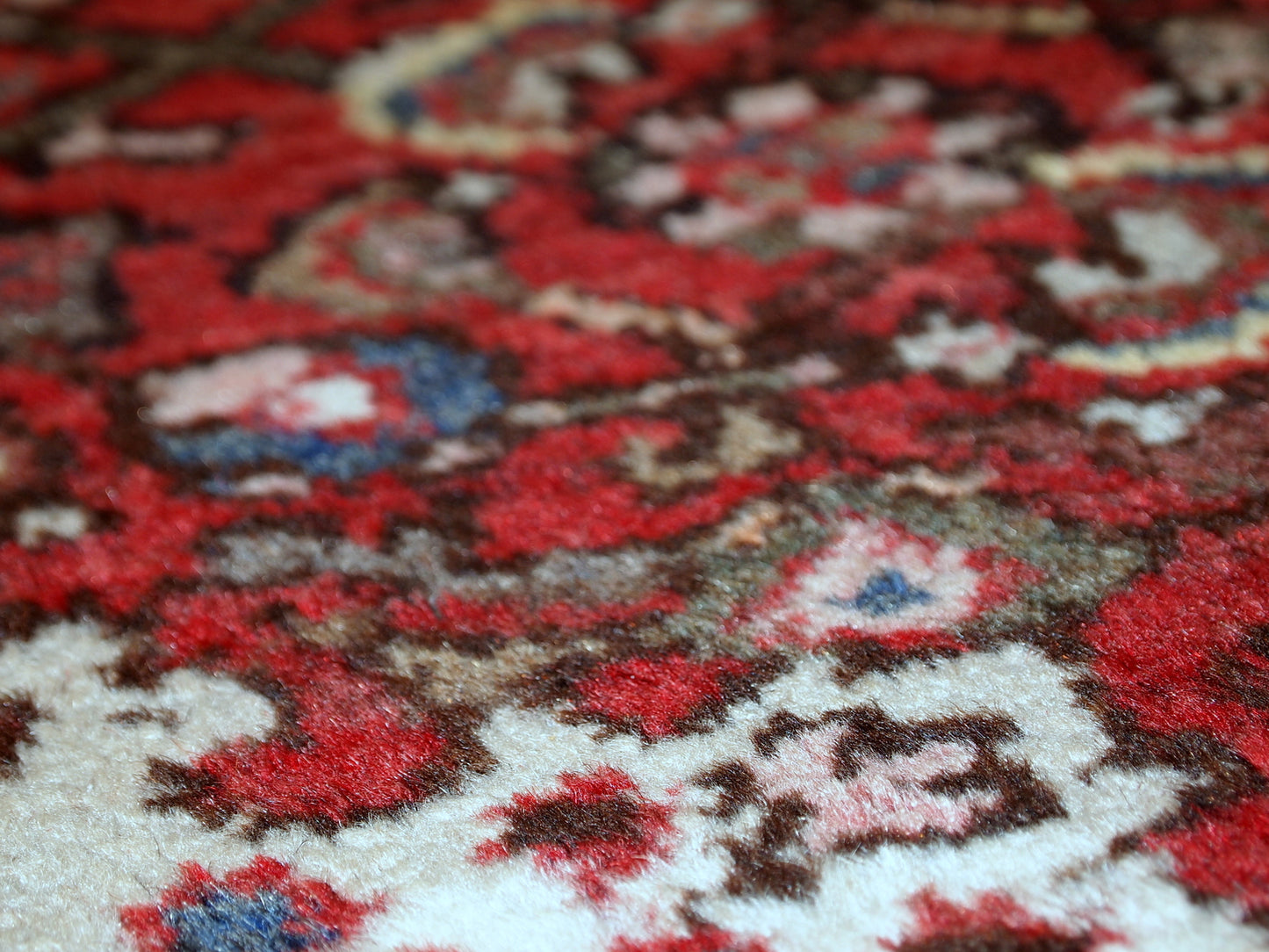 Handmade vintage Persian Hamadan rug, 1970s