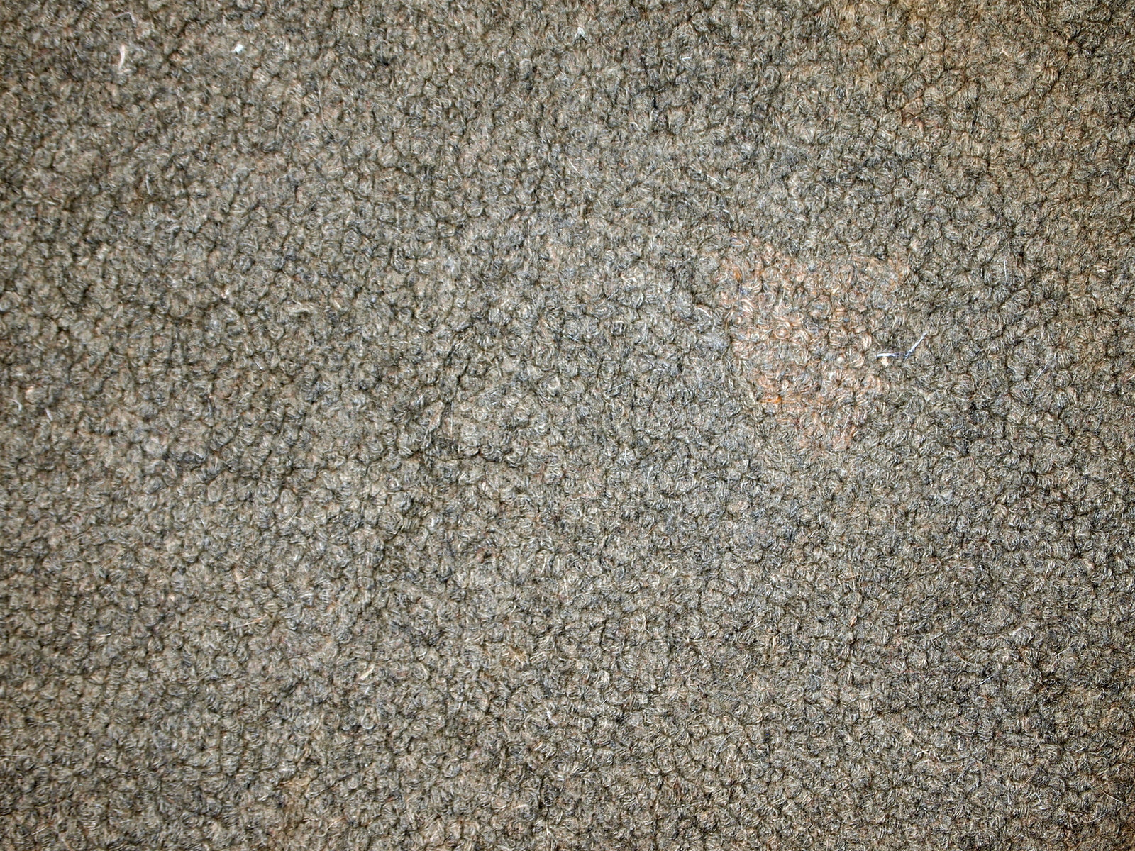 Antique decorative American hooked rug with allover design in grey shade. The condition is original good.