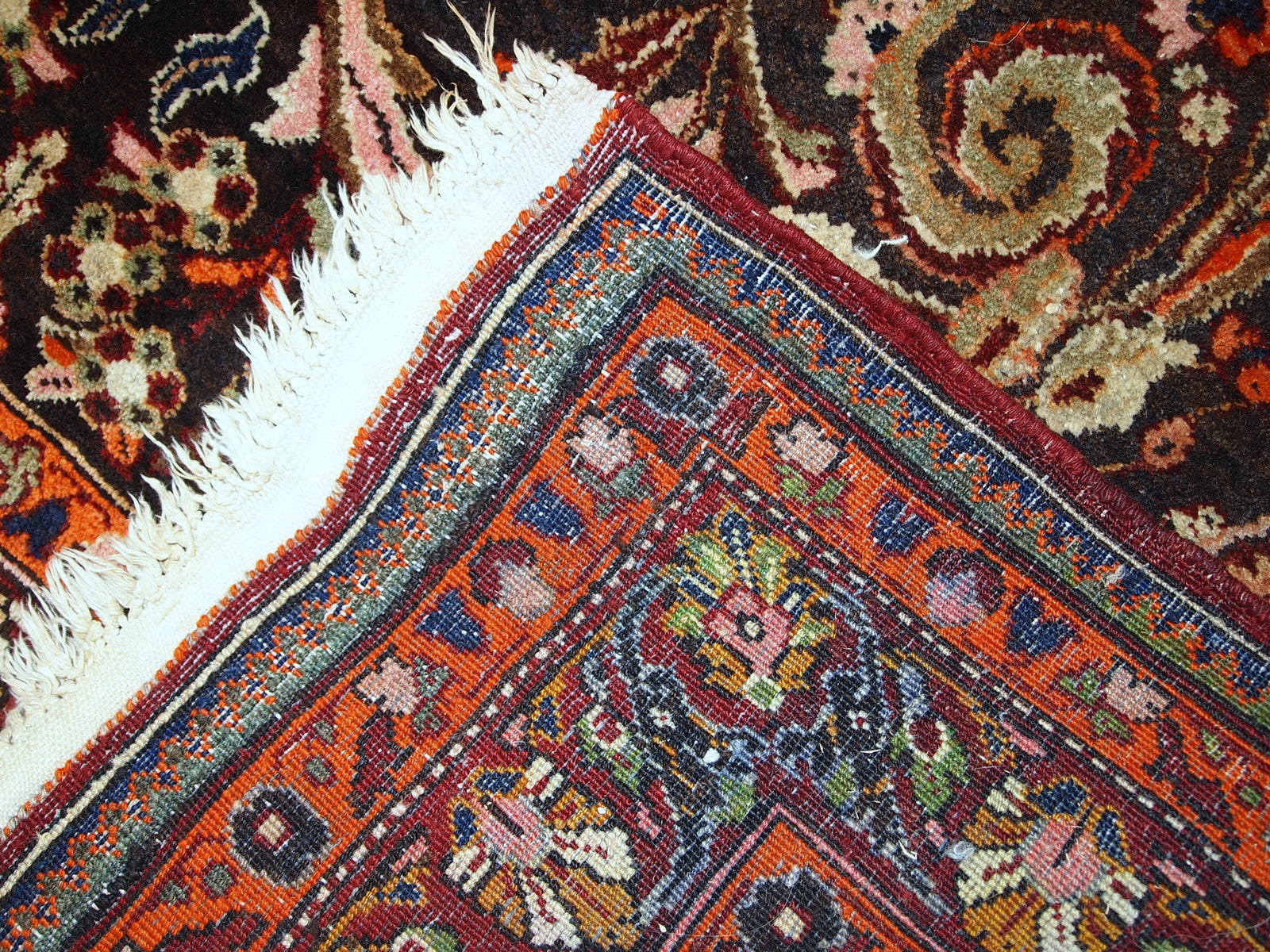 Handmade vintage Persian Tabriz rug, 1950s