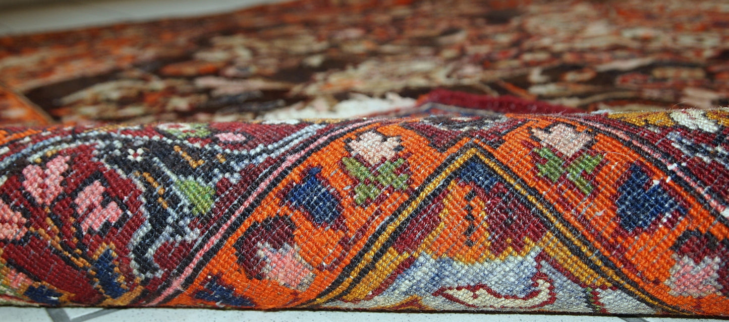 Handmade vintage Persian Tabriz rug, 1950s