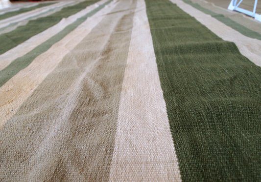 Handmade antique Indian Dhurri kilim, 1930s
