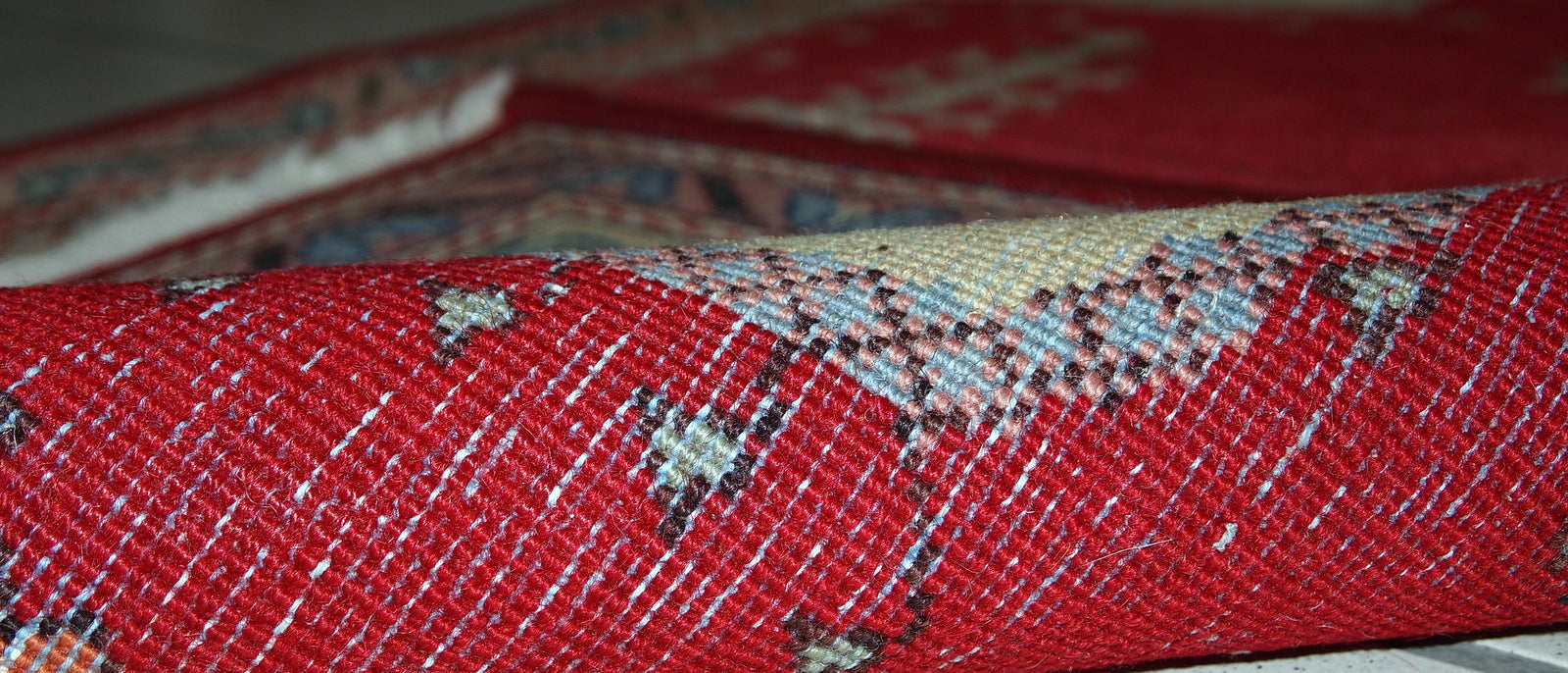 Handmade antique Turkish Konya rug, 1920s
