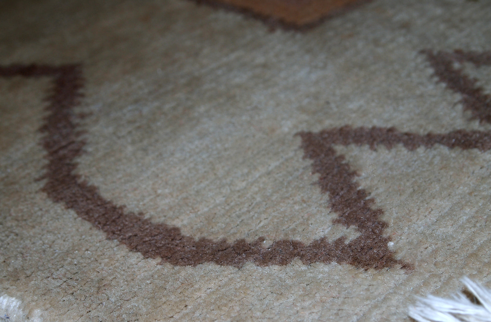 Handmade vintage Tibetan Khaden rug, 1960s