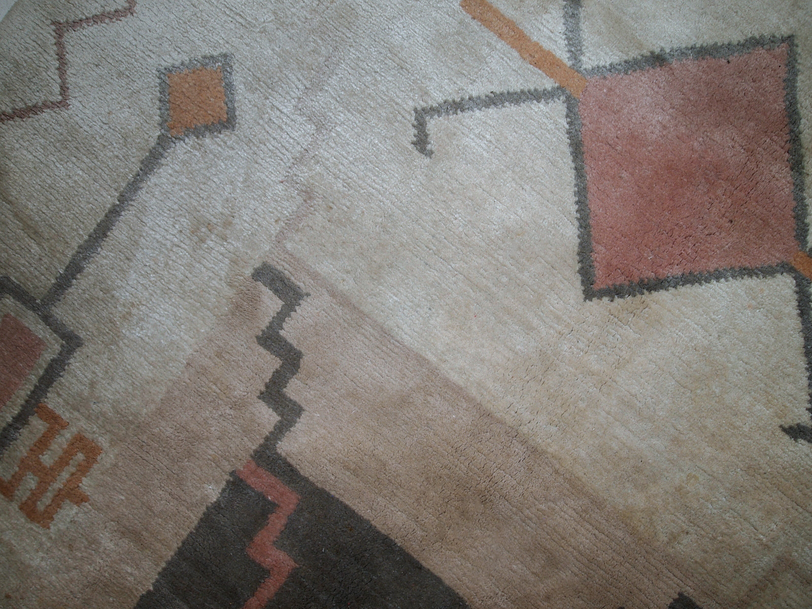 Handmade vintage Tibetan Khaden rug, 1960s