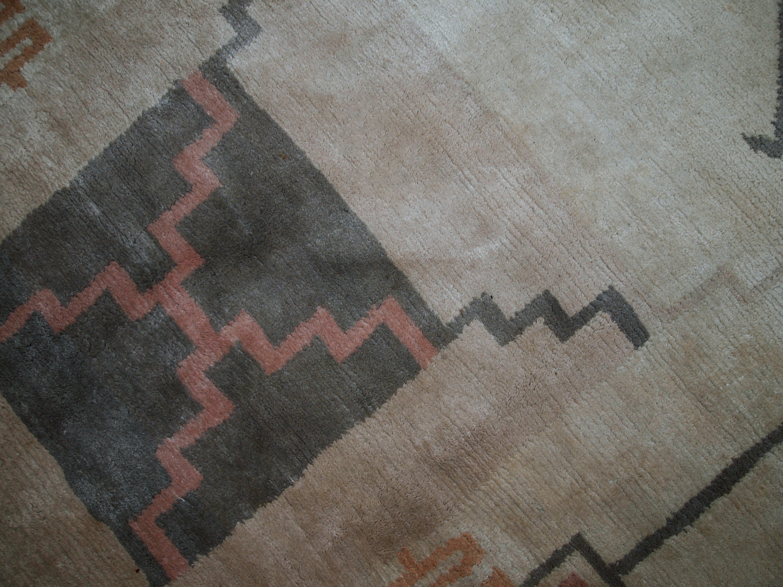 Handmade vintage Tibetan Khaden rug, 1960s