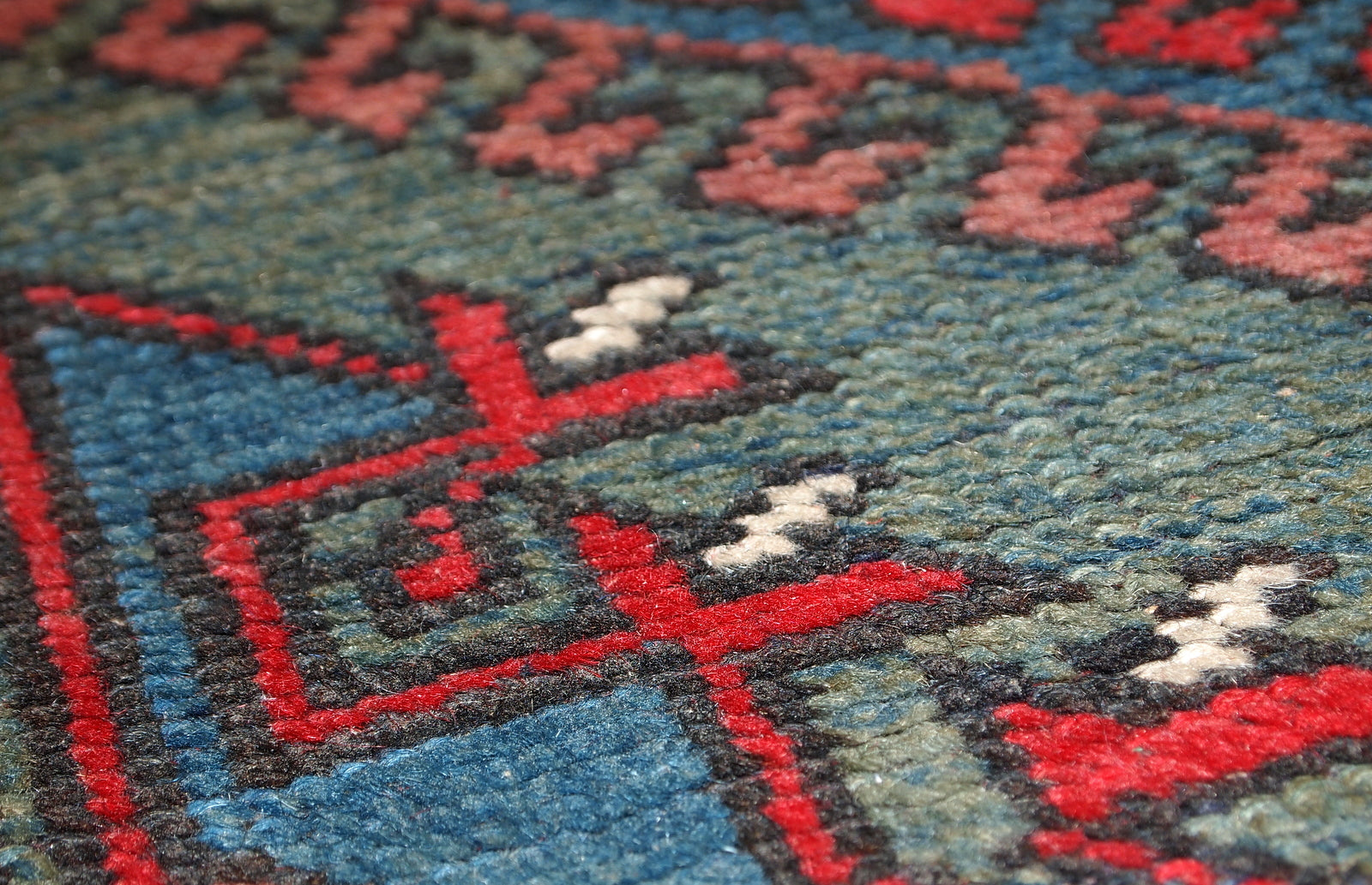Handmade antique Turkish Anatolian rug, 1920s