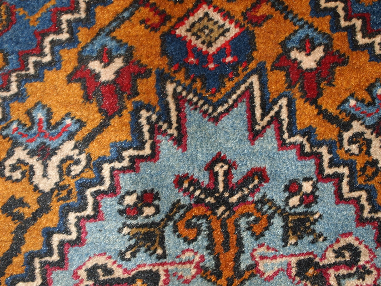 Handmade vintage Prayer Turkish Konya rug, 1950s