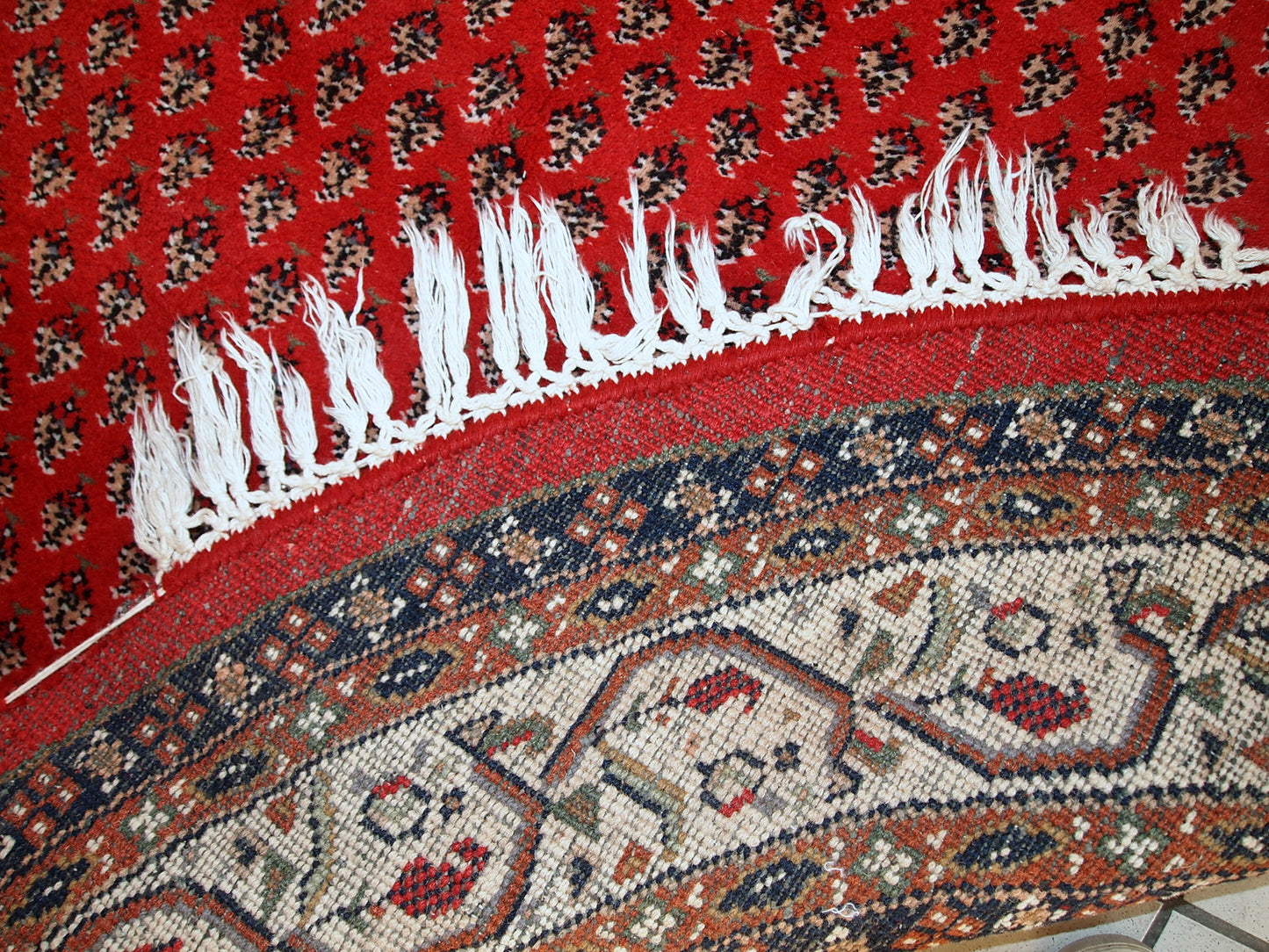 Handmade vintage Indo-Seraband rug, 1980s