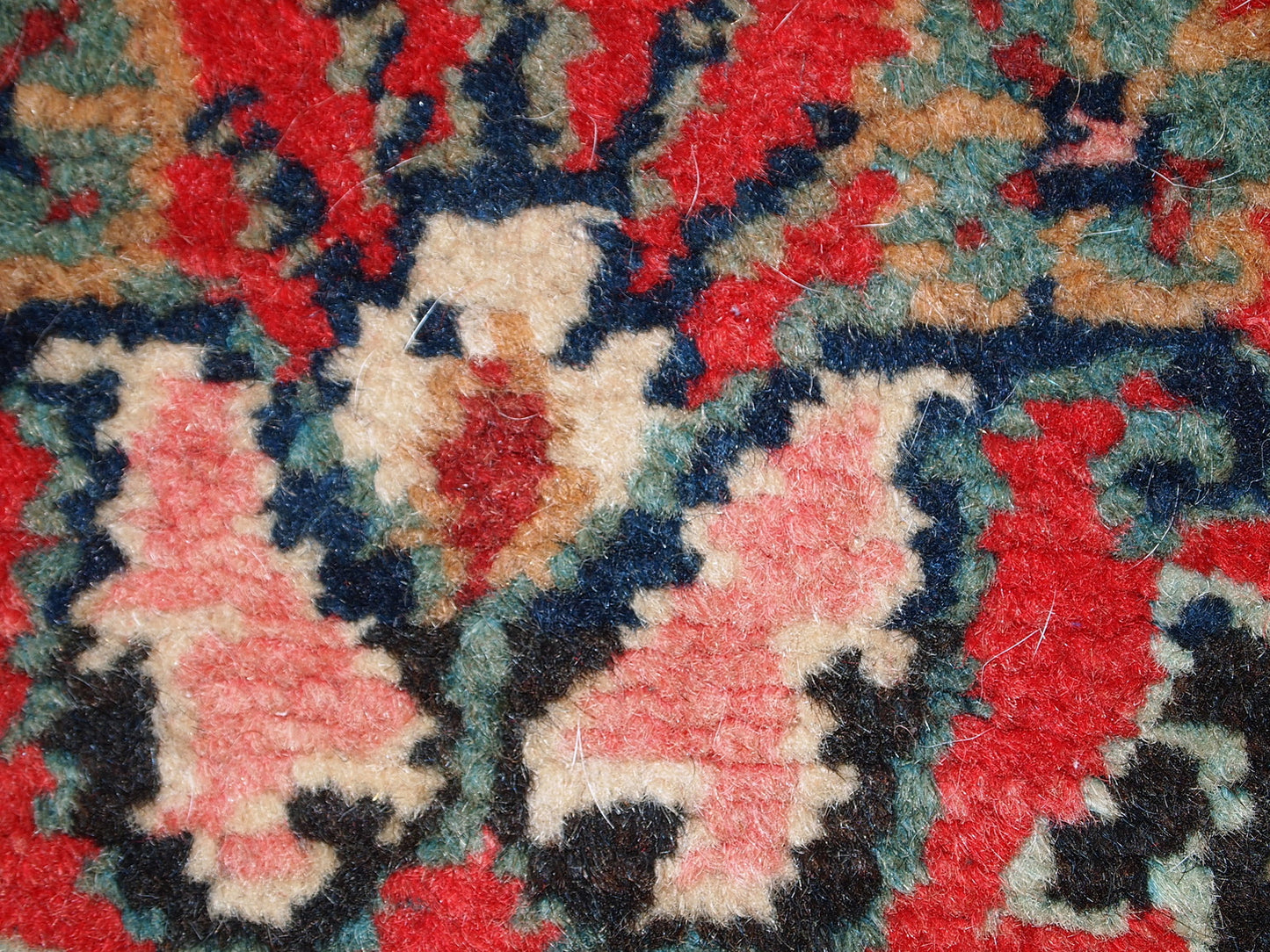 Handmade vintage Persian Hamadan runner, 1960s
