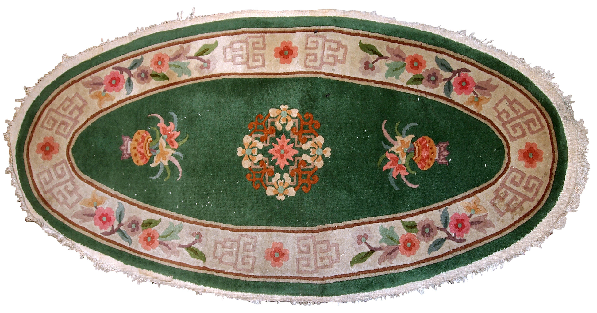 Handmade antique Art Deco Chinese rug, 1930s