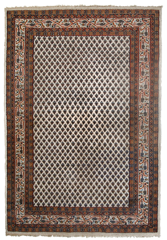 Handmade vintage Indian Seraband rug, 1980s