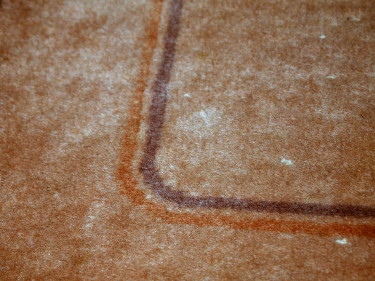 Handmade vintage Art Deco Chinese rug, 1950s