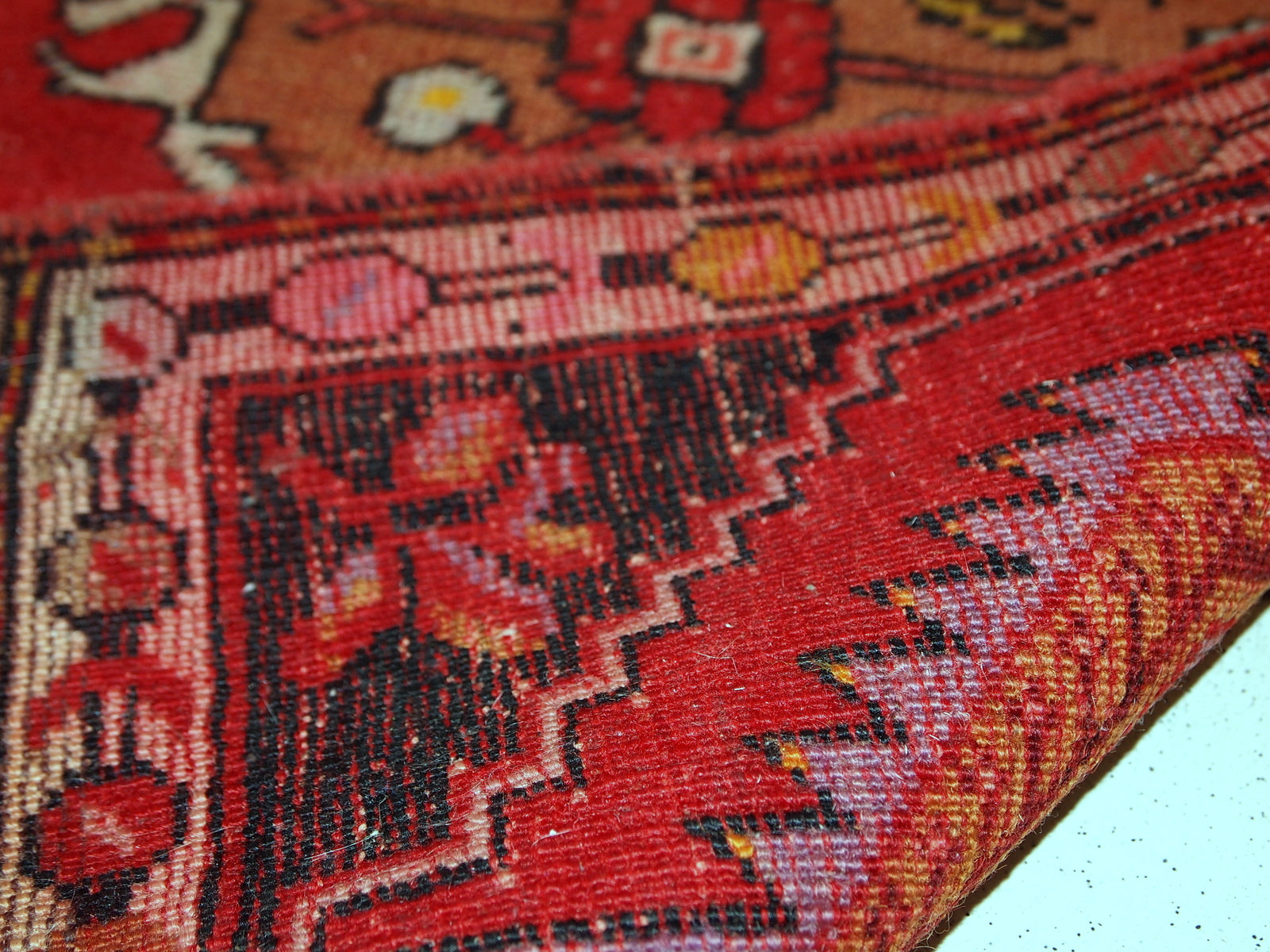 Handmade vintage Turkish Yastik rug, 1960s