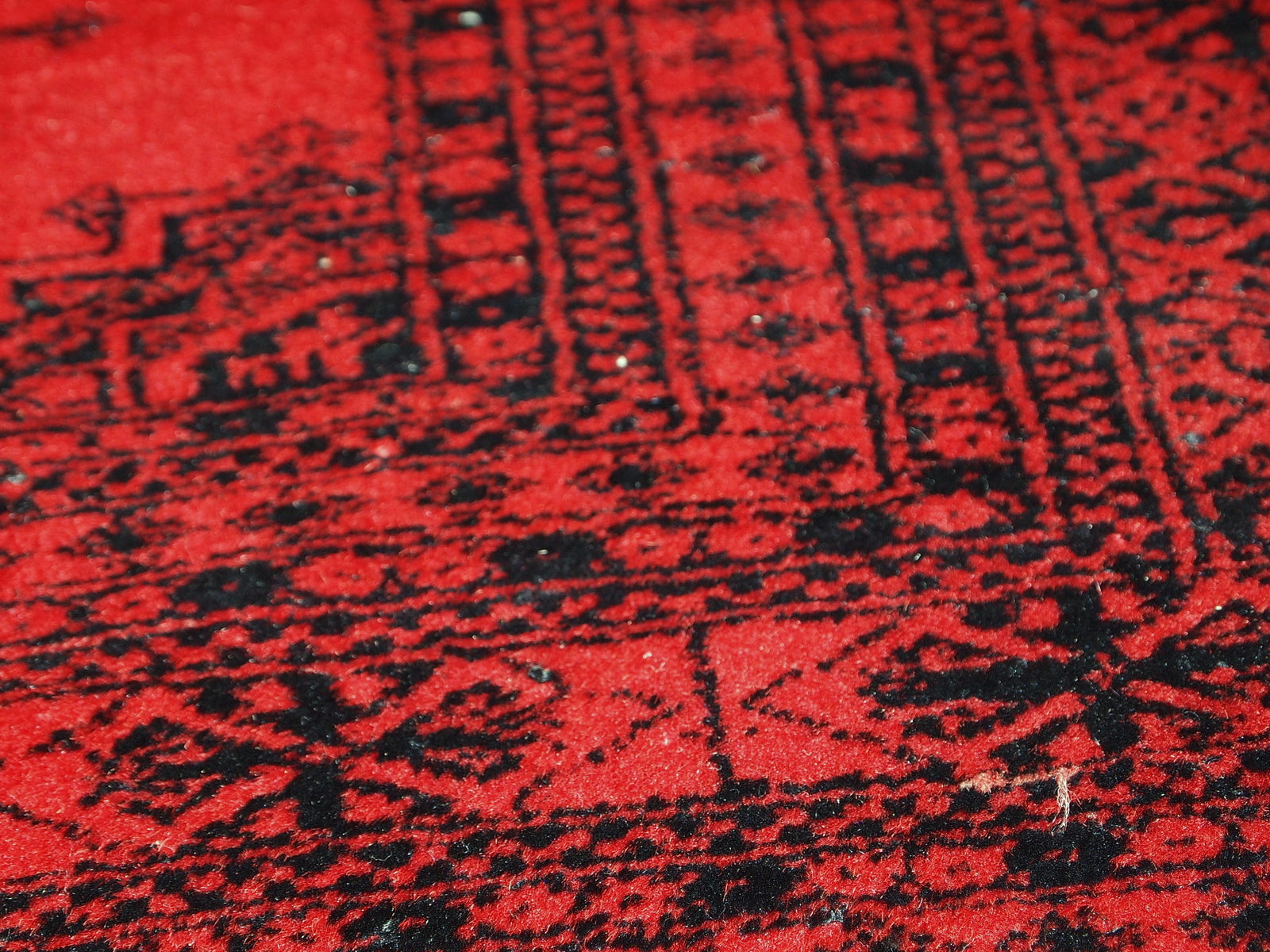 Handmade vintage Afghan Ersari rug, 1970s