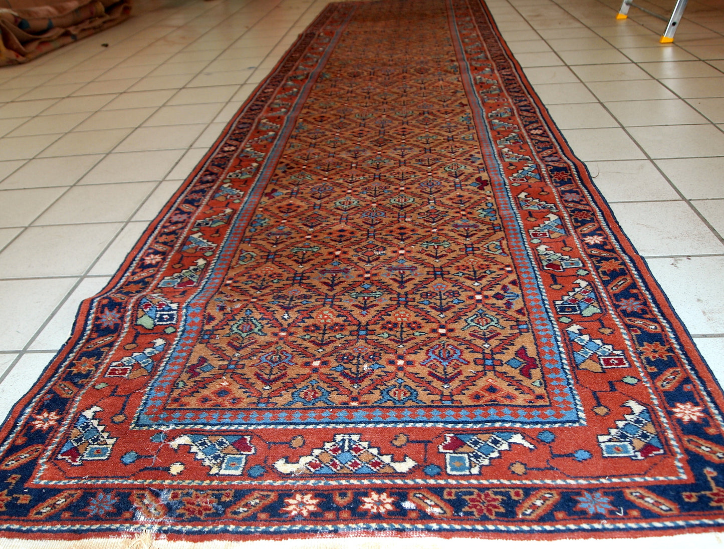Vintage Persian Hamadan runner, 1960s