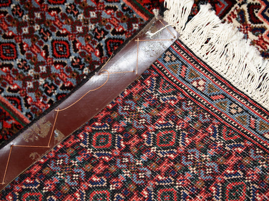Handmade vintage Persian Nain rug, 1970s