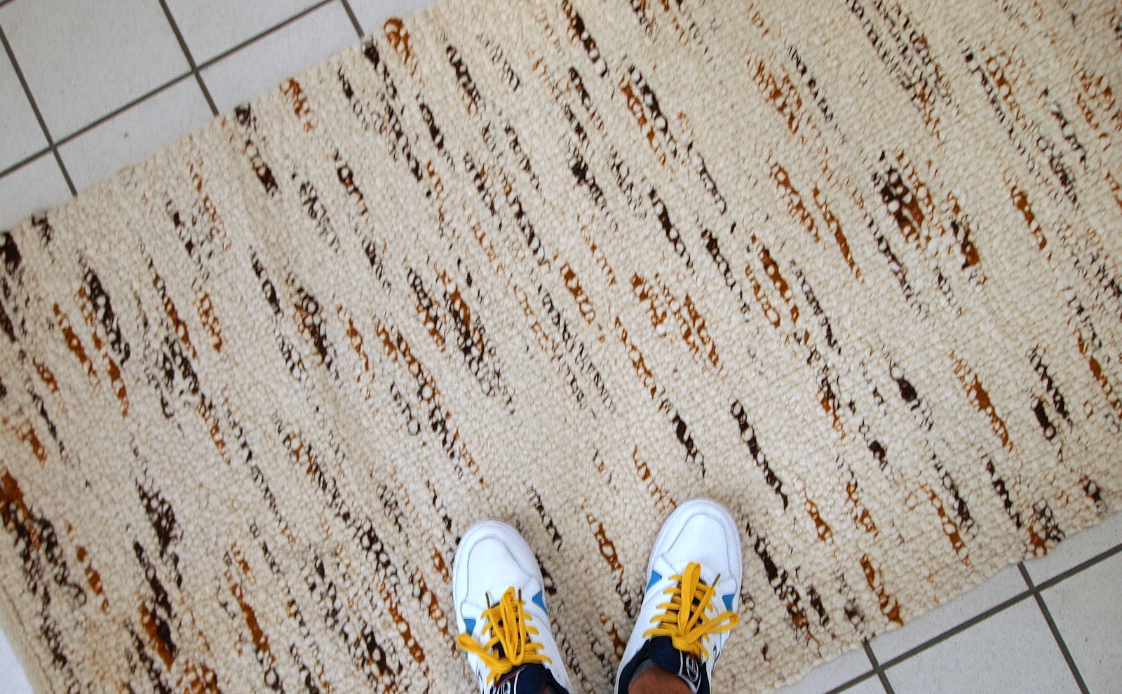 Handmade vintage Indian kilim runner, 1980s