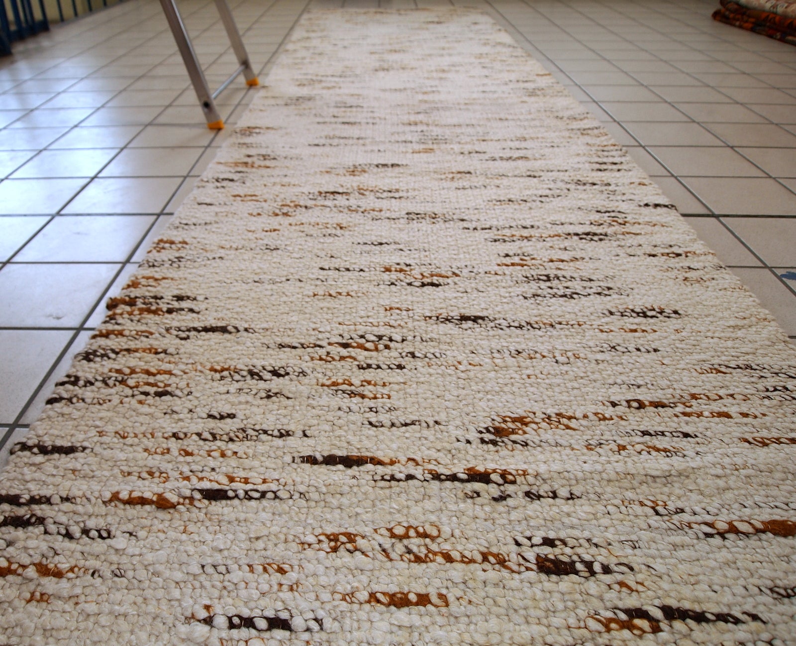 Handmade vintage Indian kilim runner, 1980s