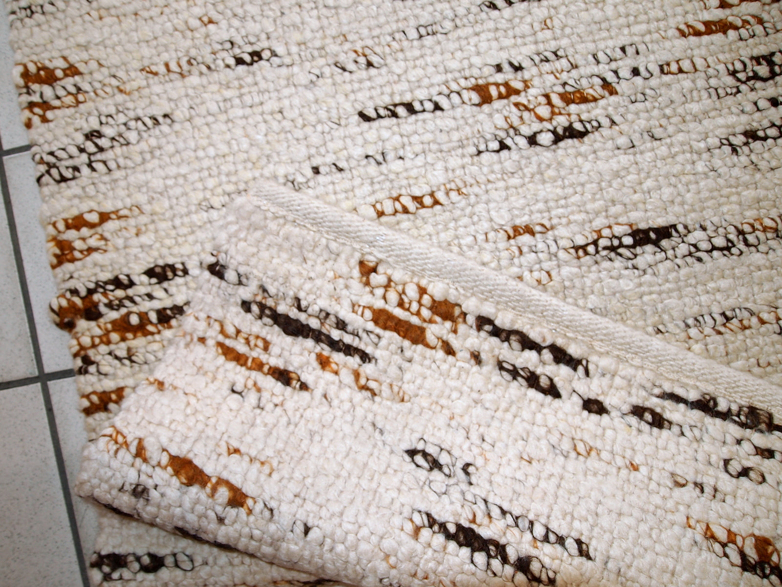 Handmade vintage Indian kilim runner, 1980s