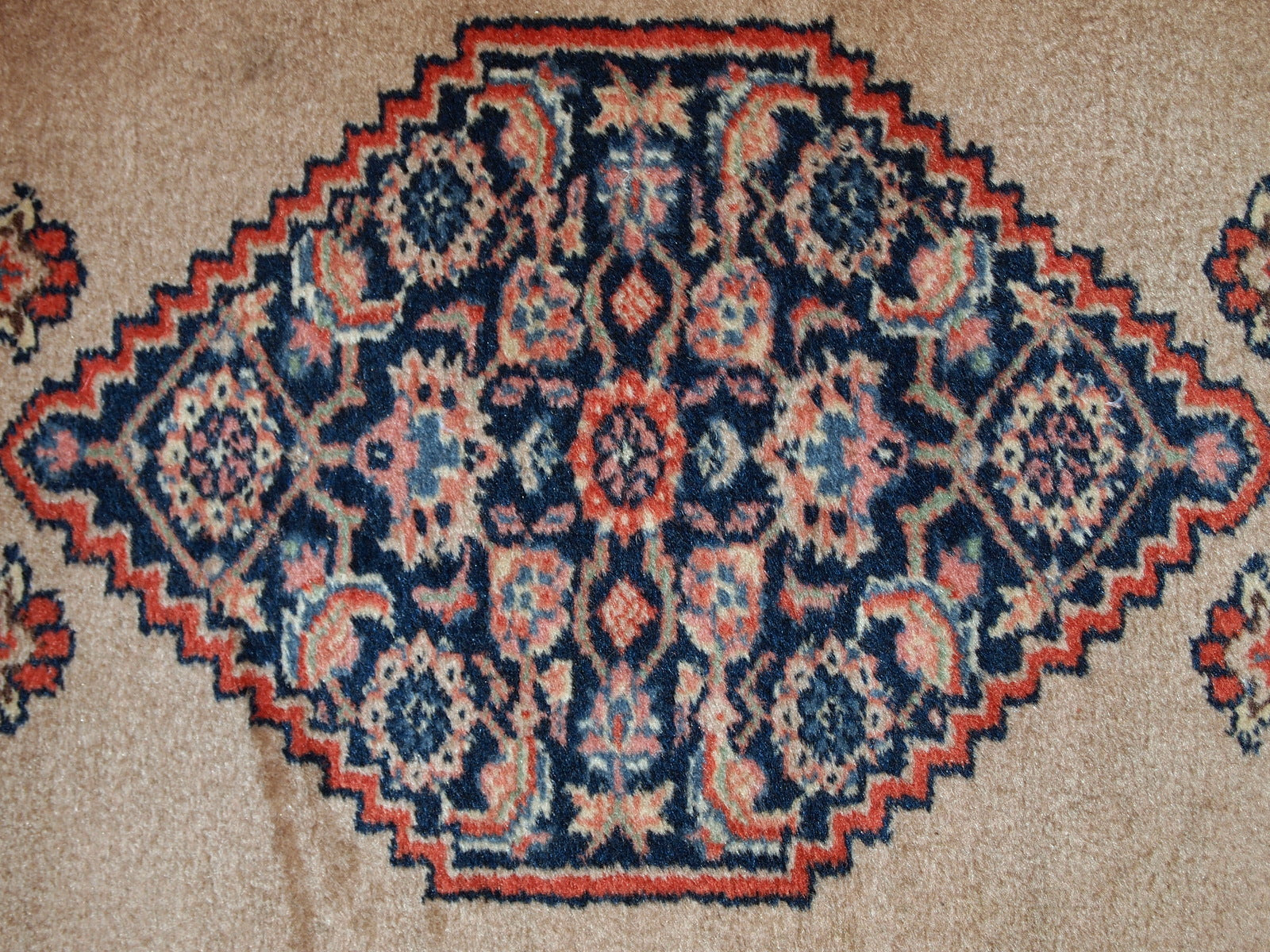 Handmade vintage Indo-Tabriz rug, 1960s
