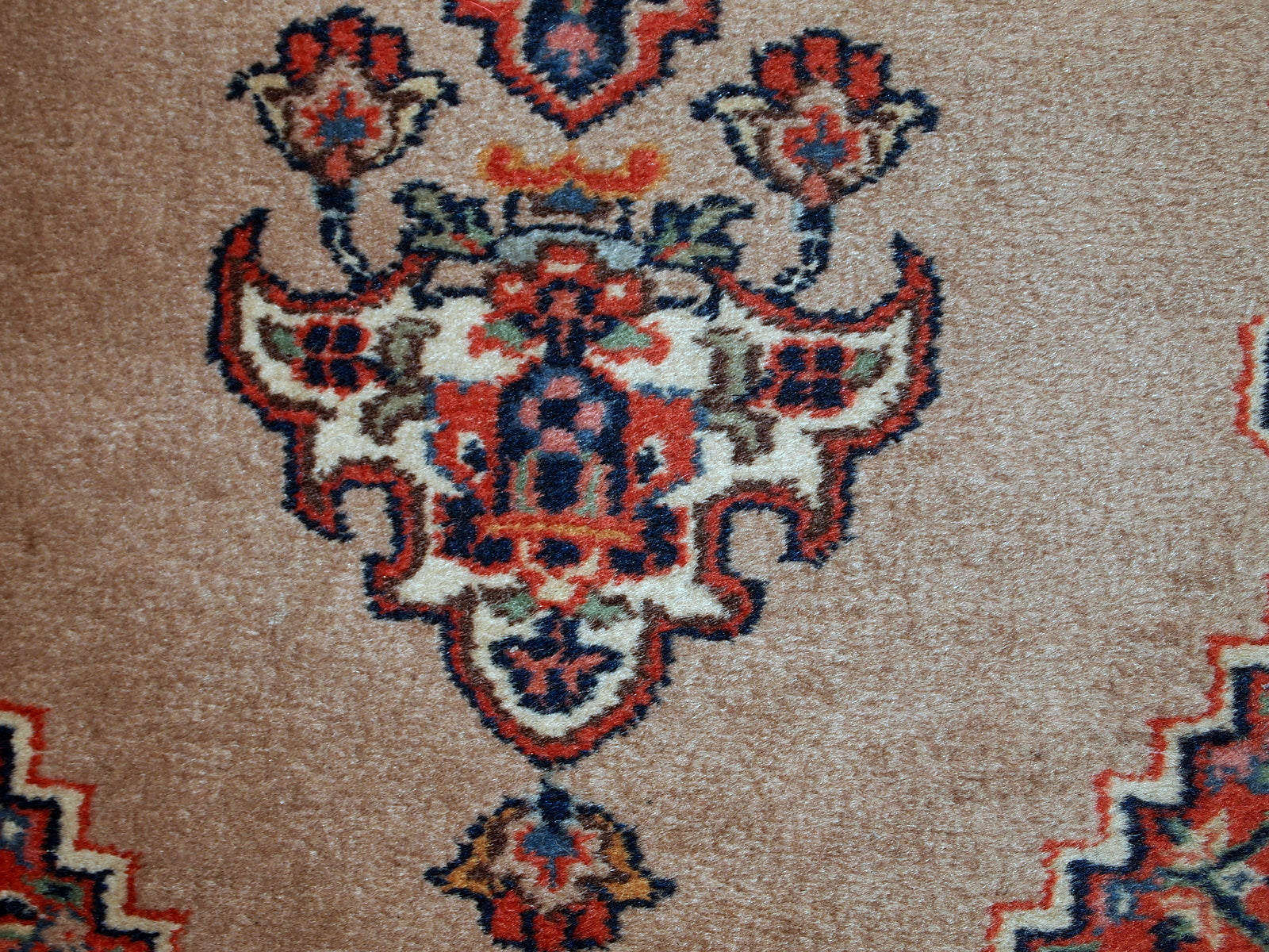 Handmade vintage Indo-Tabriz rug, 1960s