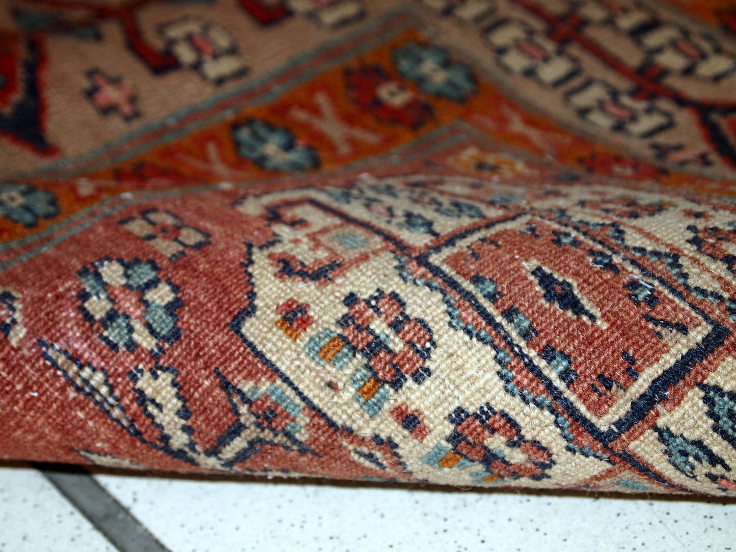 Handmade antique Afghan Baluch rug, 1920s