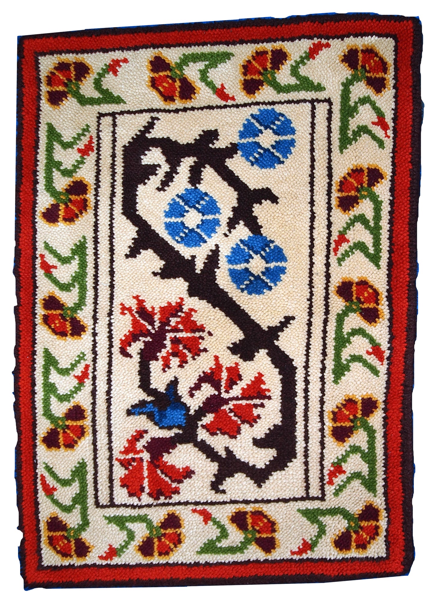 Vintage French Savonnerie rug 1970s