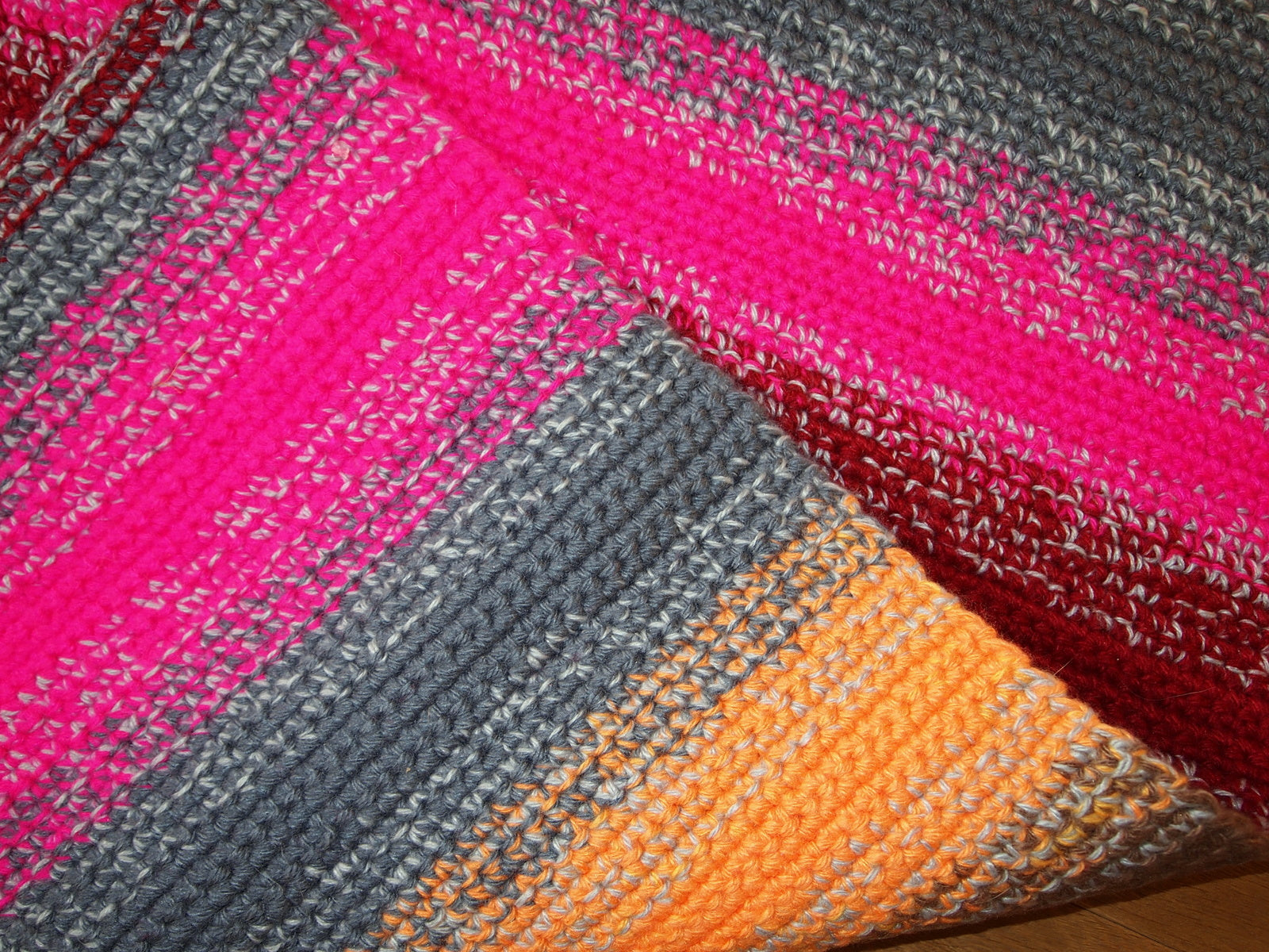 Handmade contemporary ORA French striped runner 2021