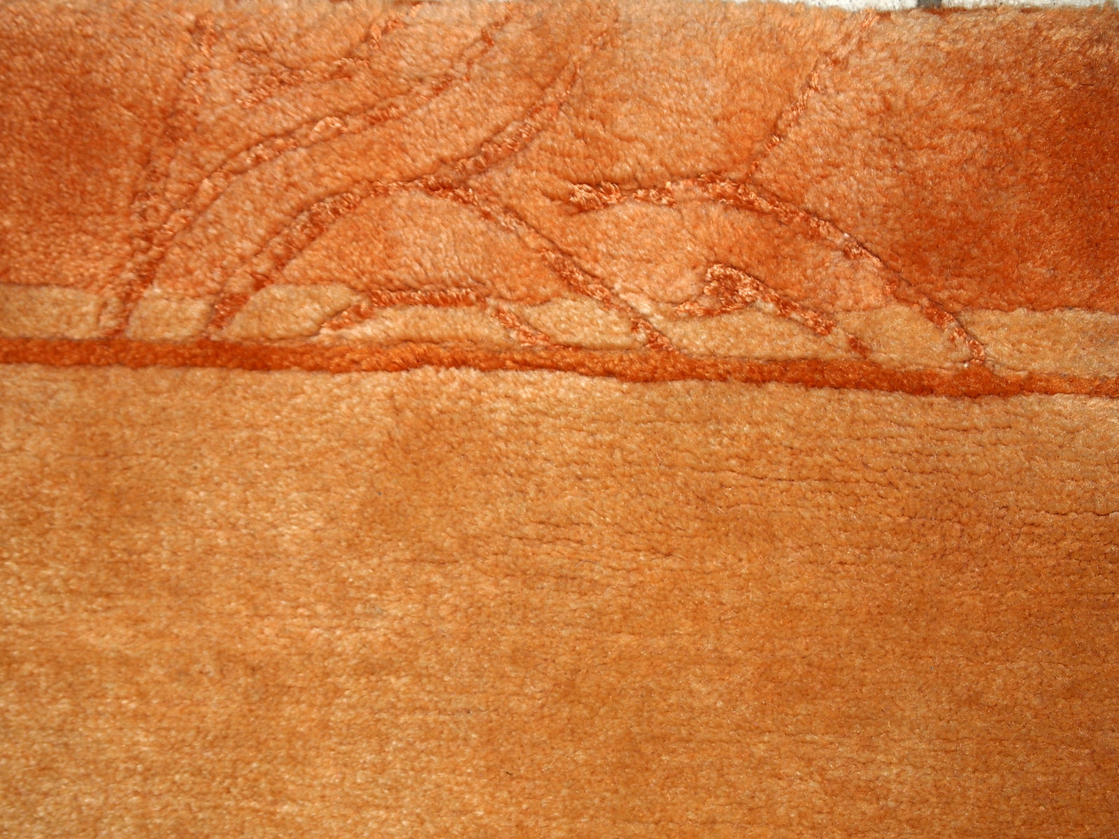 Handmade vintage Tibetan Khaden rug from Nepal. The rug is from the end of 20th century in original good condition.