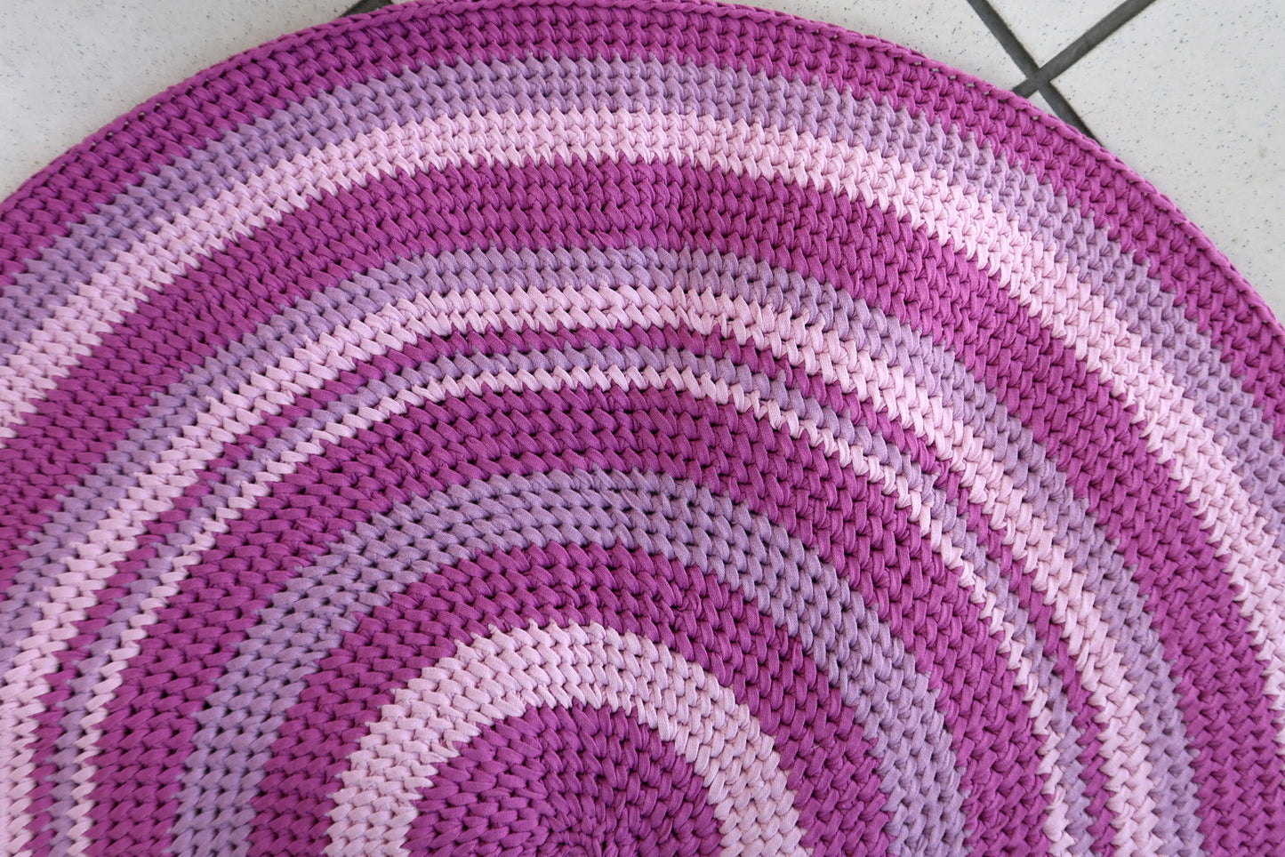 Handmade contemporary ORA French braided rug 2021