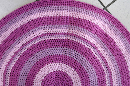 Handmade contemporary ORA French braided rug 2021