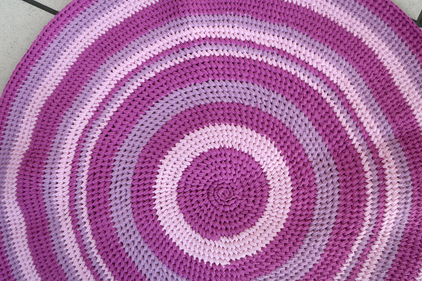 Handmade contemporary ORA French braided rug 2021