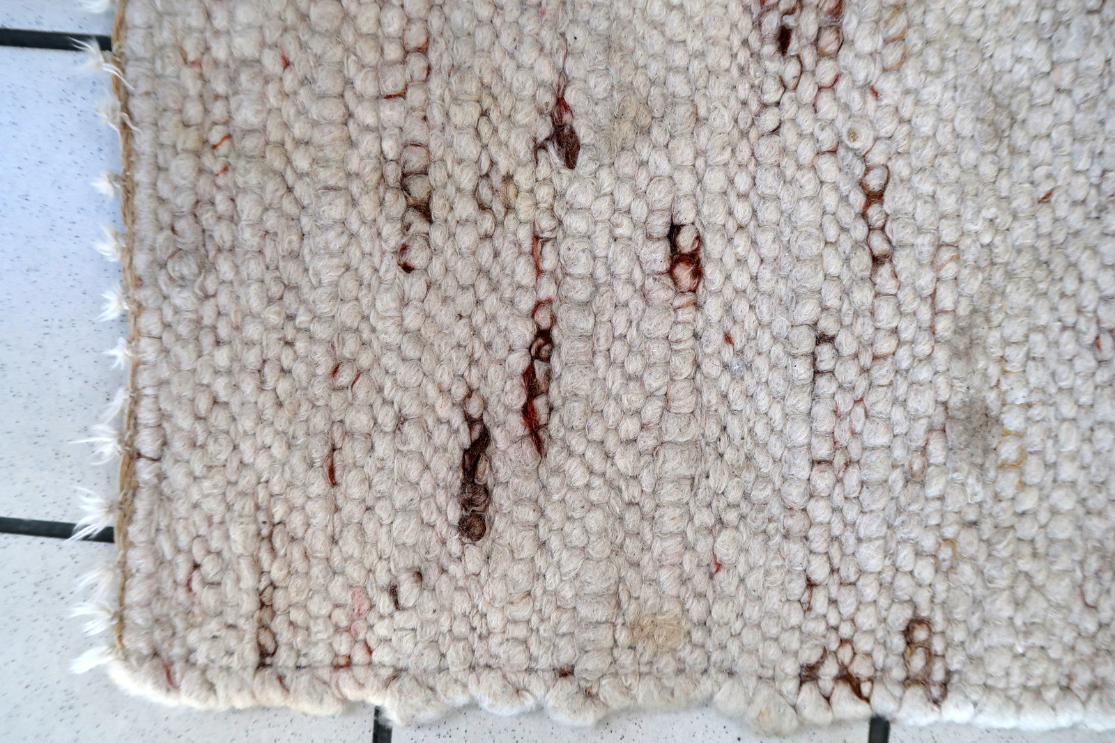Handmade vintage Indian kilim 1970s