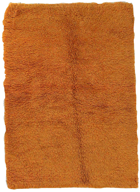 Handmade vintage Swedish Shag rug 1960s