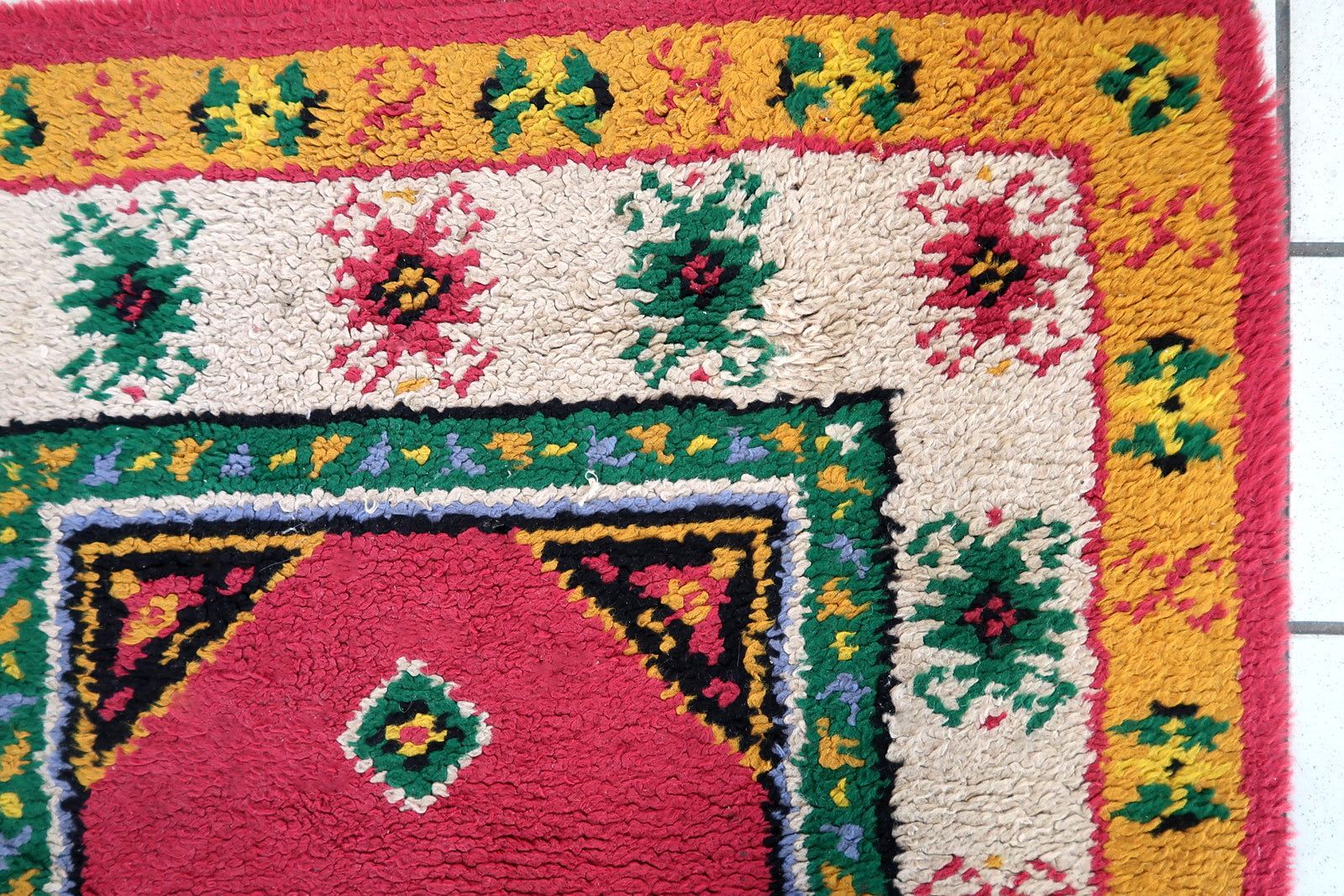 Vintage French Savonnerie rug 1960s