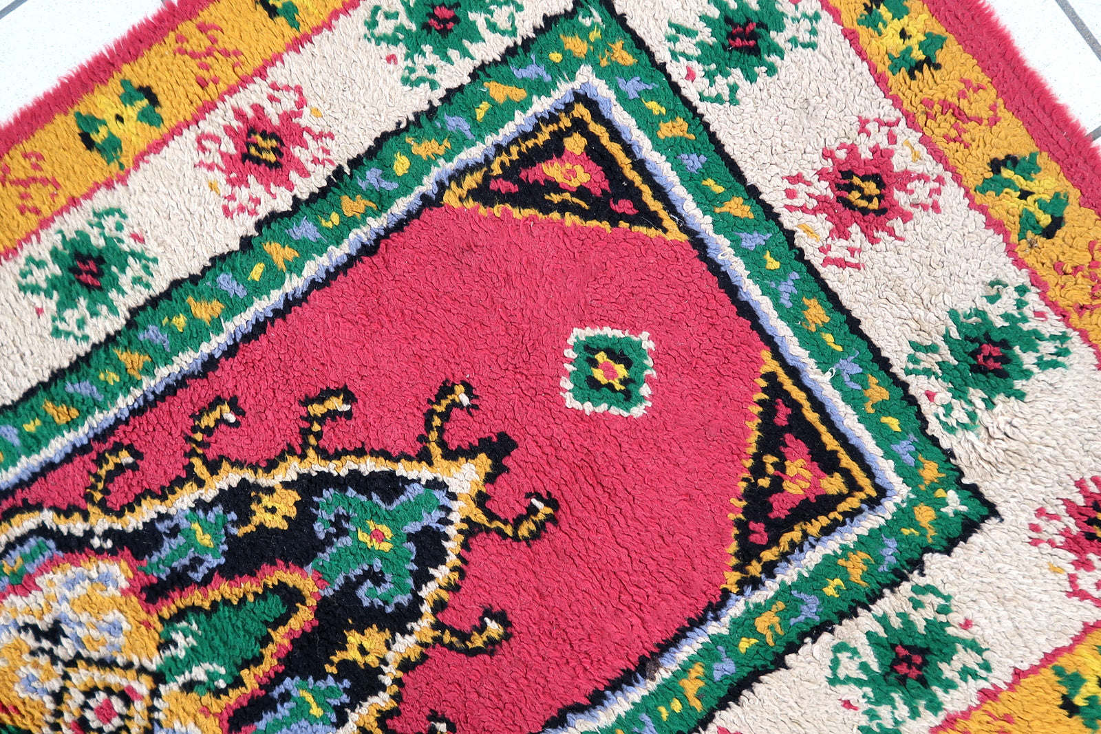 Vintage French Savonnerie rug 1960s
