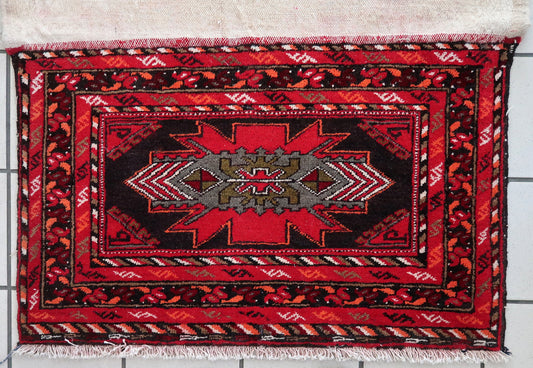 Handmade vintage Persian Malayer salt bag 1960s