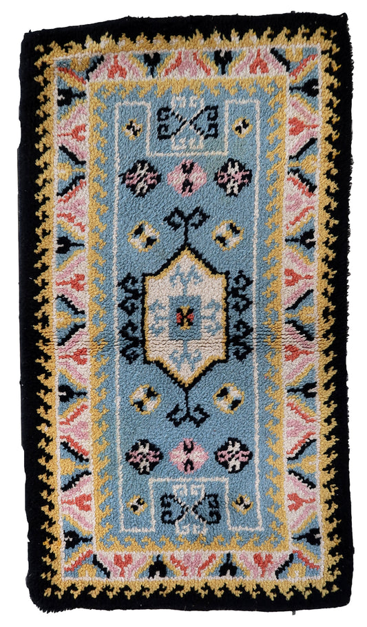 Vintage French Savonnerie rug 1960s