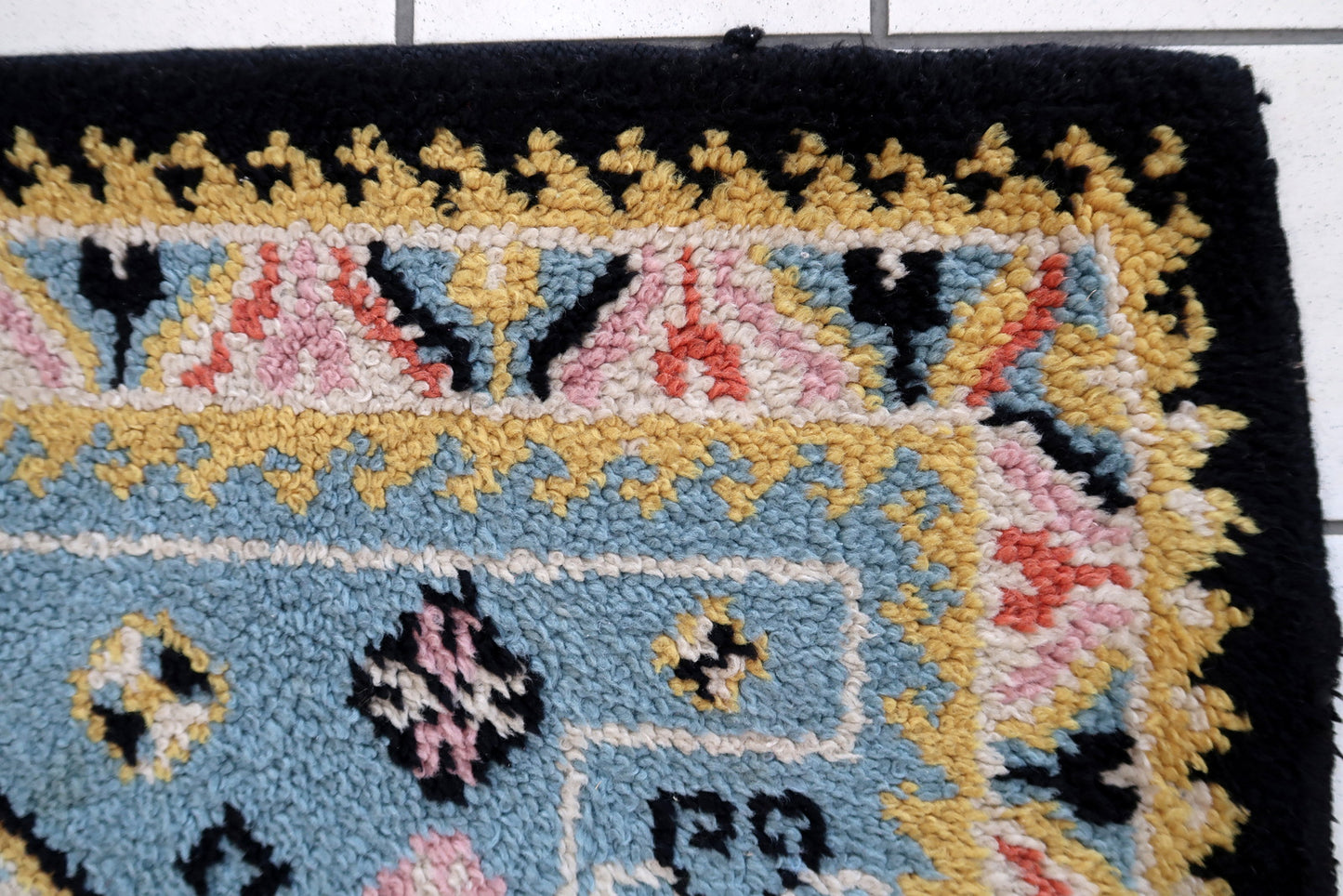 Vintage French Savonnerie rug 1960s