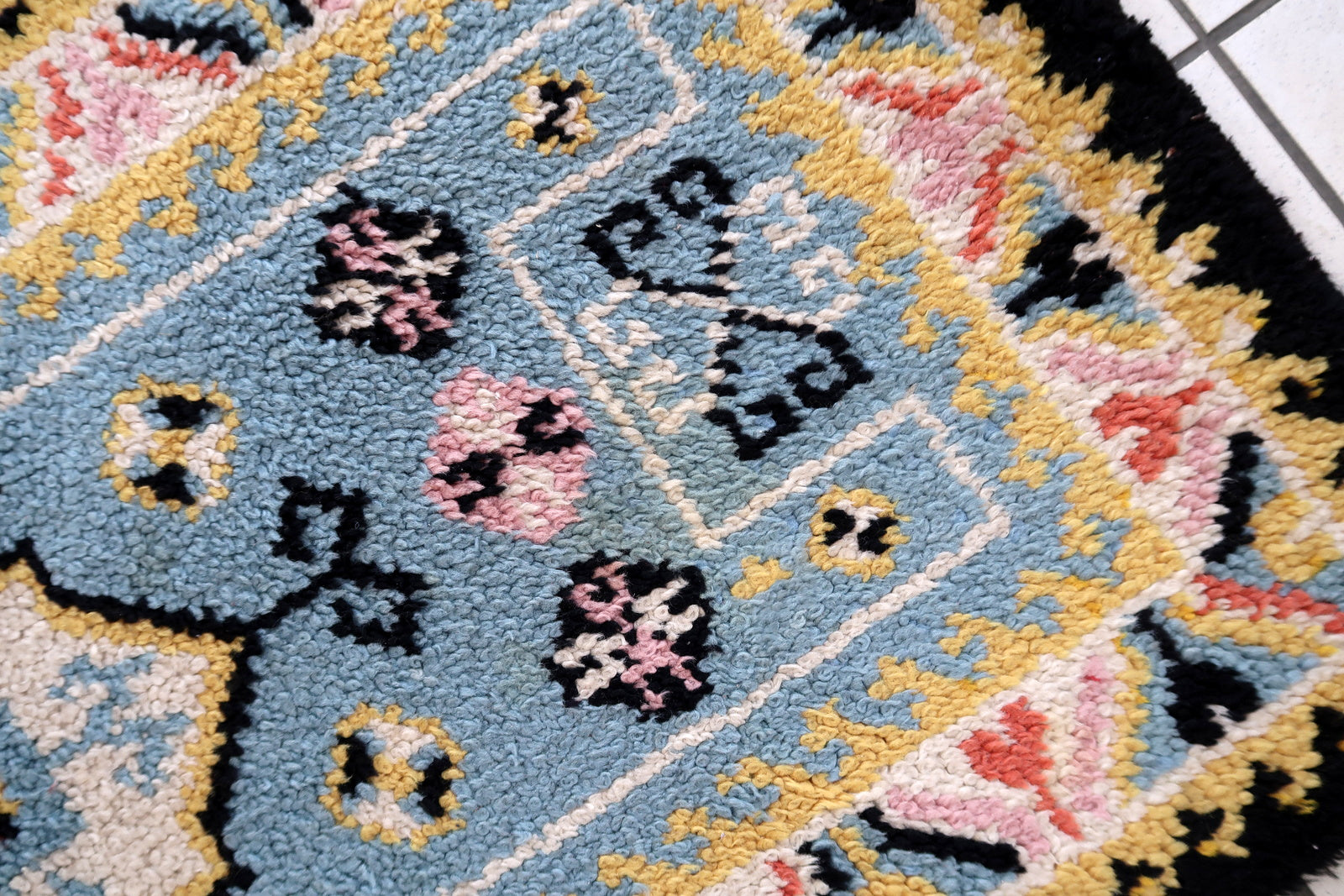Vintage French Savonnerie rug 1960s
