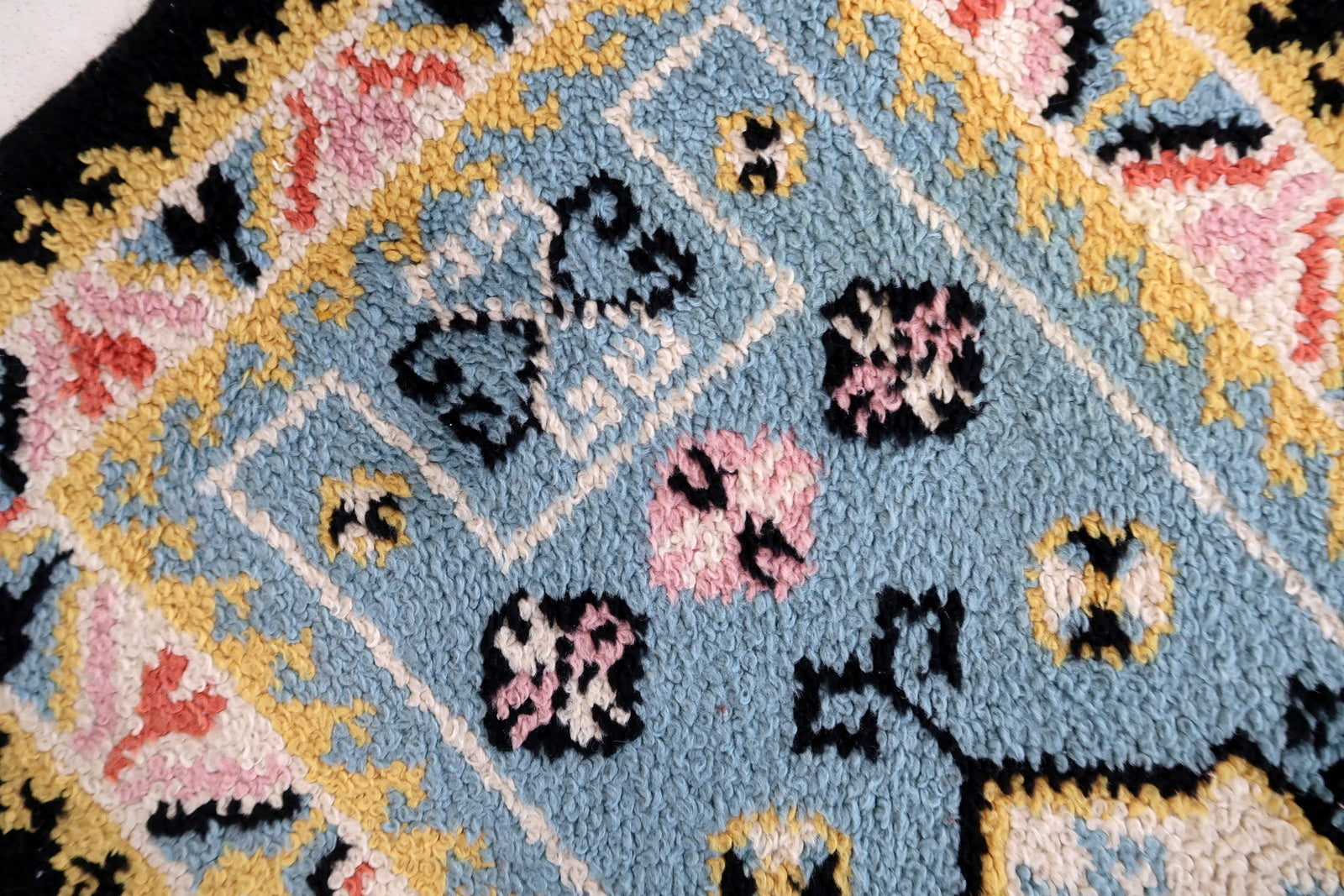 Vintage French Savonnerie rug 1960s